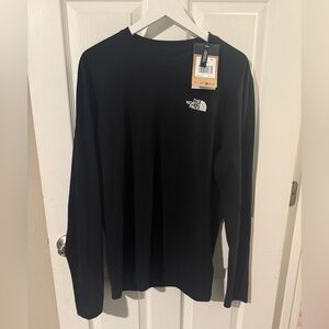 New w/ Tags! The North Face Men's Classic Evolution Black Long Sleeve Tee Medium